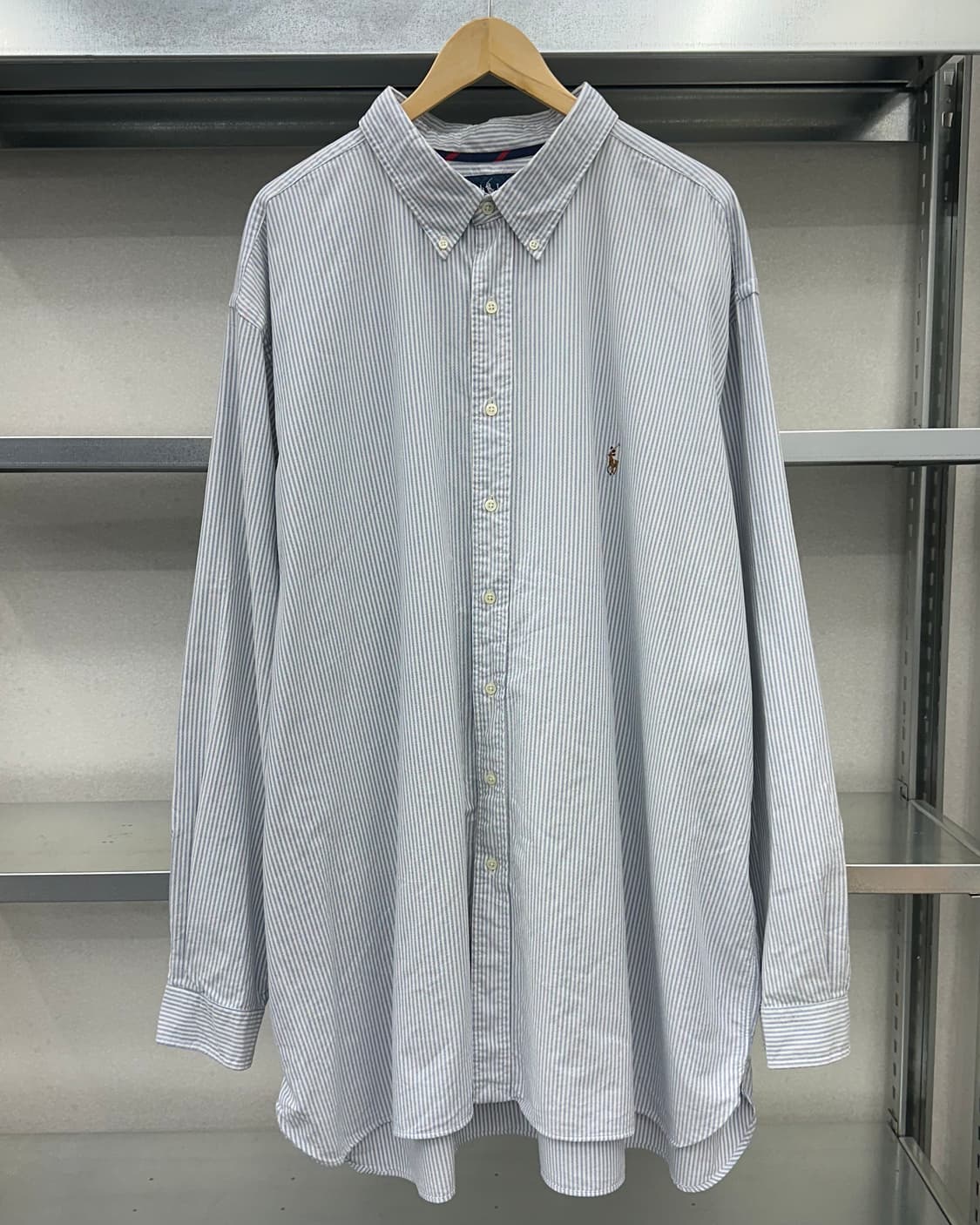 (5XL)폴로 스트라이프 셔츠-M925 상품이미지1