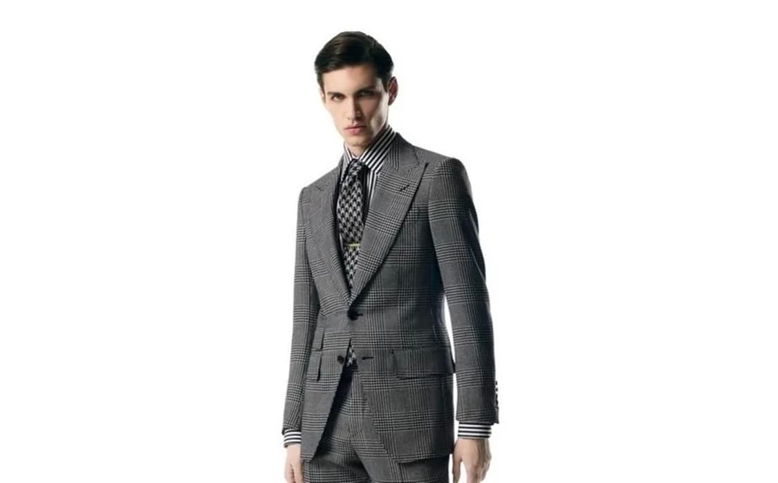 (새상품,강추👍)톰포드 아티쿠스 레더 프린스웨일 블레이져 자켓 코트 상품이미지10