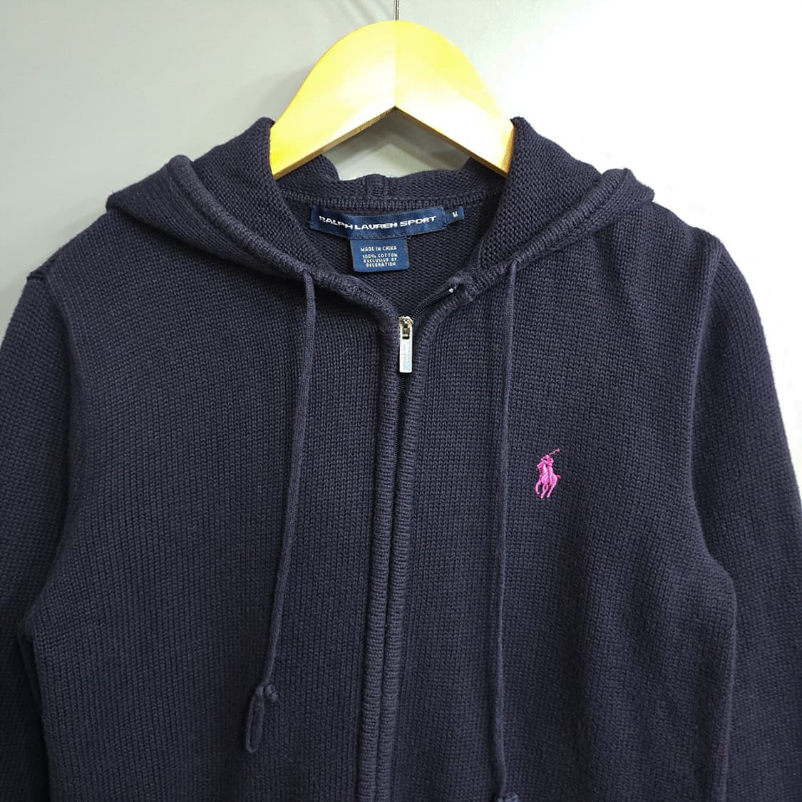 폴로 랄프로렌(polo ralph lauren) 니트 후드집업 M 상품이미지2