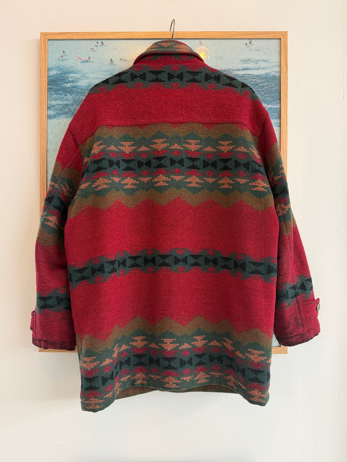 90s 나바호 패턴 빈티지 울 자켓 상품이미지8