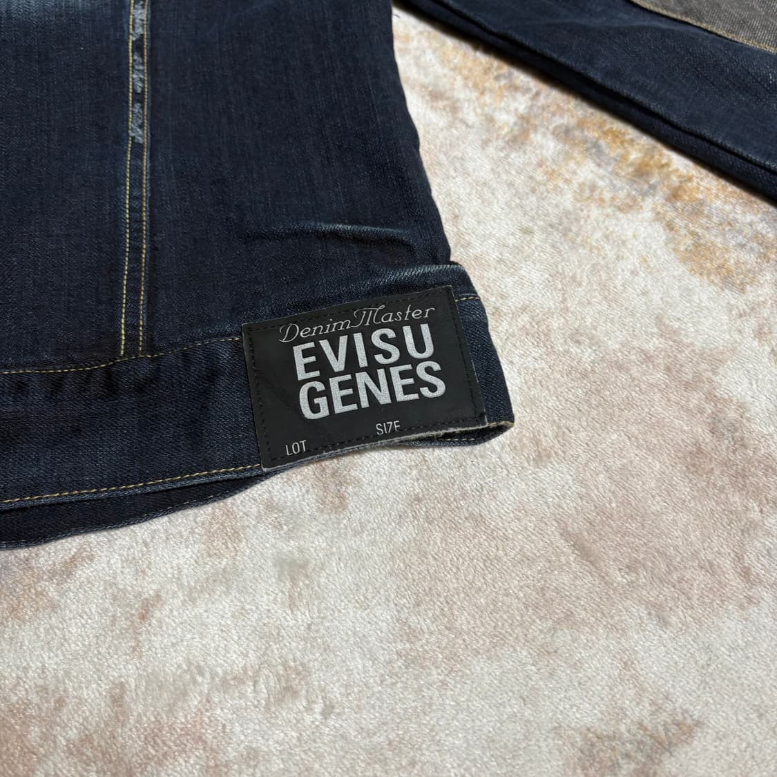 에비수 백로고 빈티지 데님 자켓 상품이미지6