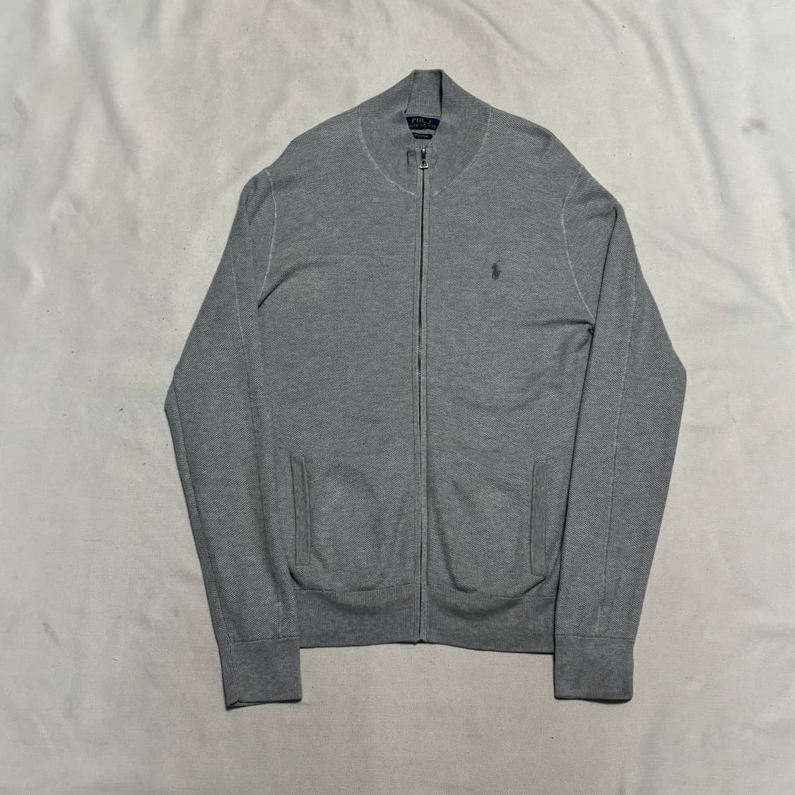 M 폴로랄프로렌 피마코튼 니트 집업 상품이미지2