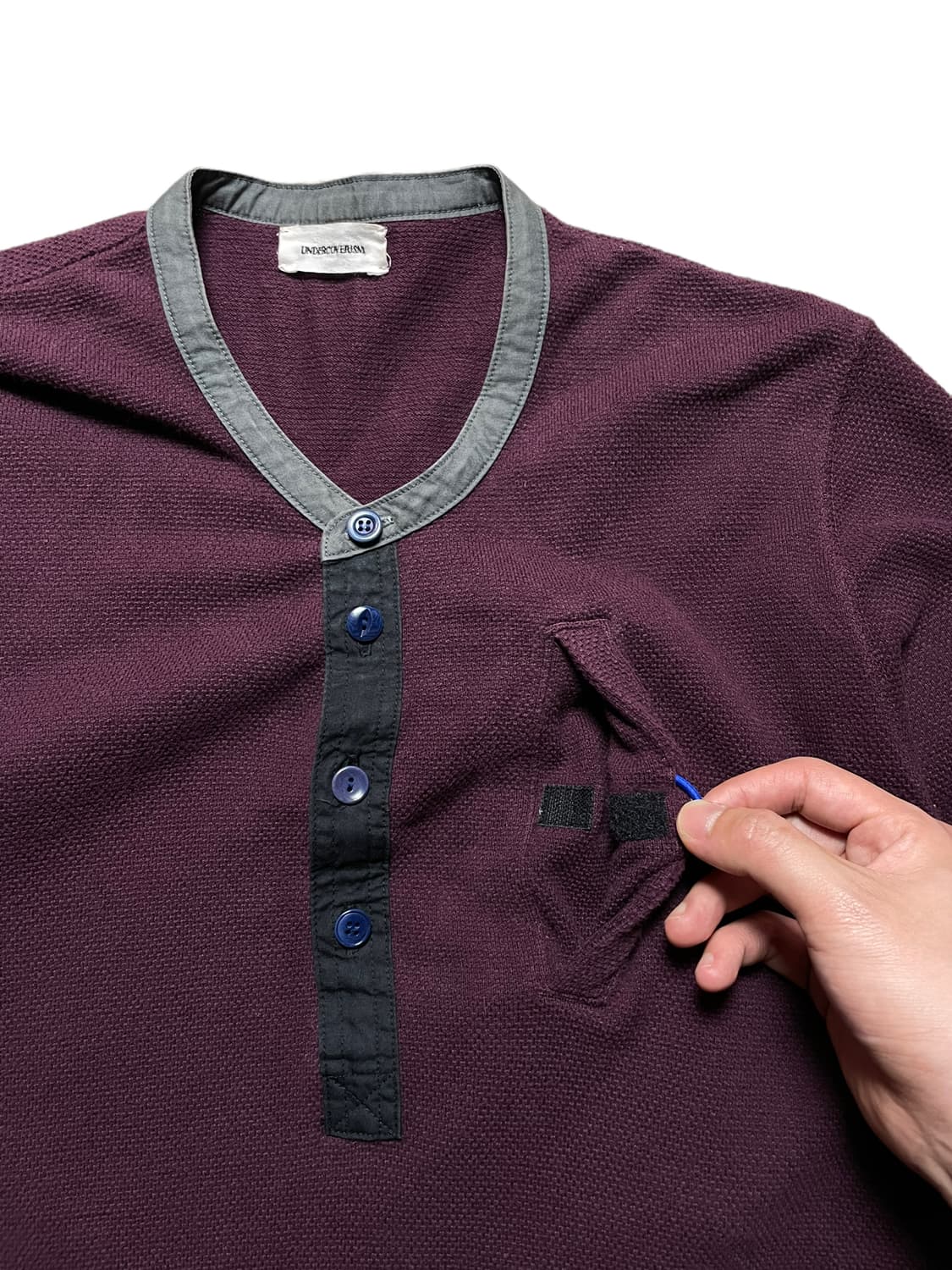 언더커버 2013ss 하이브리드 헨리넥 슬리브 상품이미지2