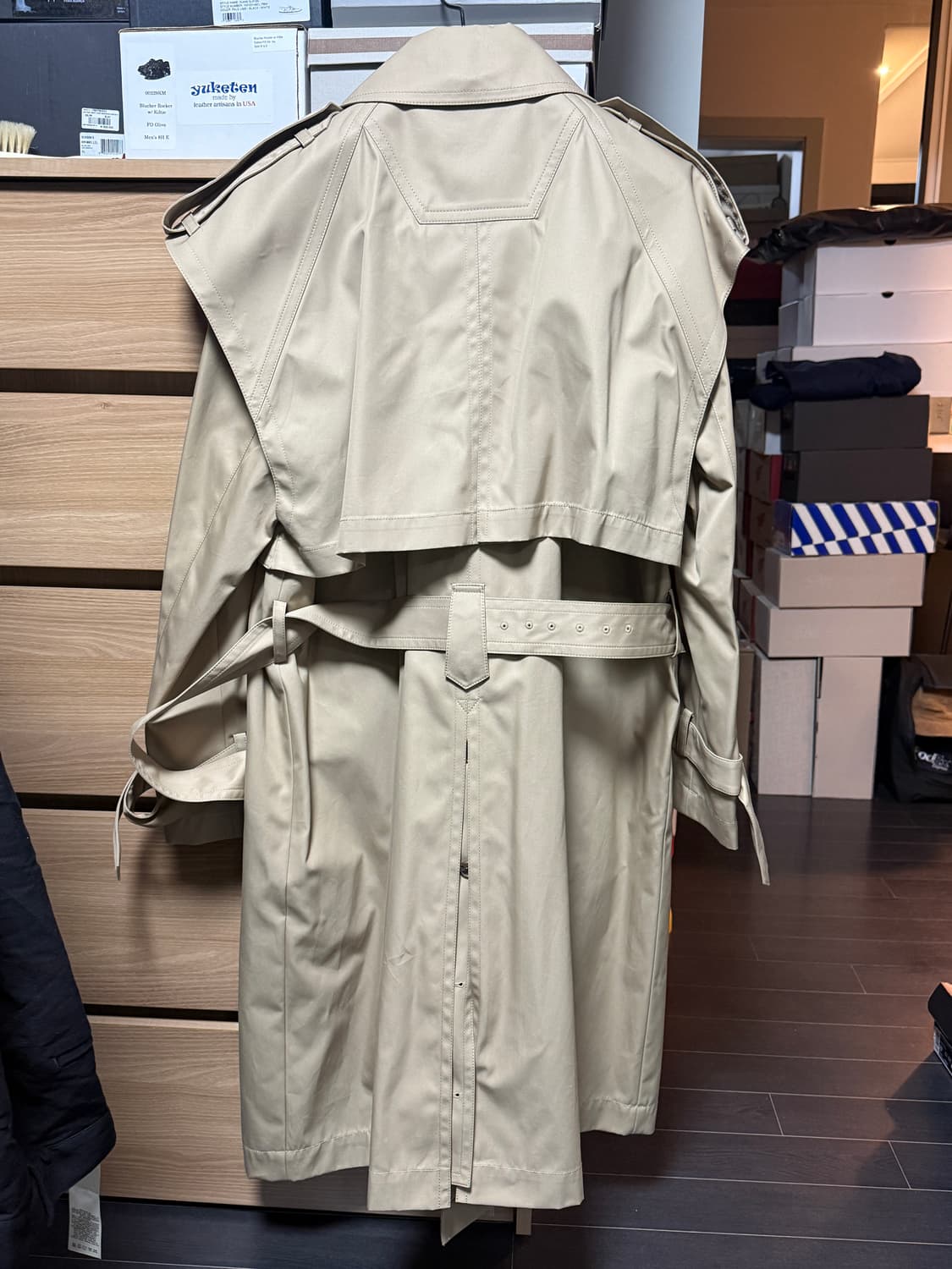 준지(Juun.J) 레이어드 디테쳐블 트렌치코트 상품이미지3