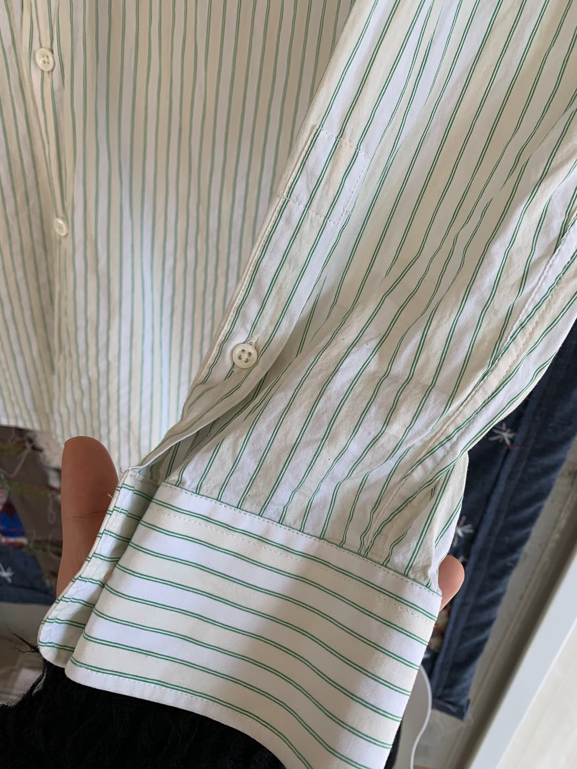 Sunflower 썬플라워 스트라이프 셔츠 상품이미지5