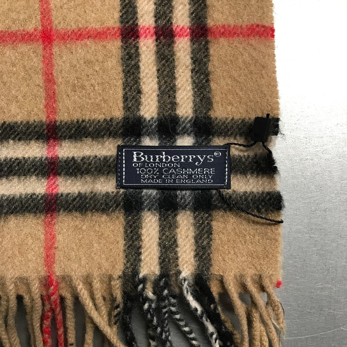 버버리 정품 캐시미어 머플러 베이지 상품이미지3