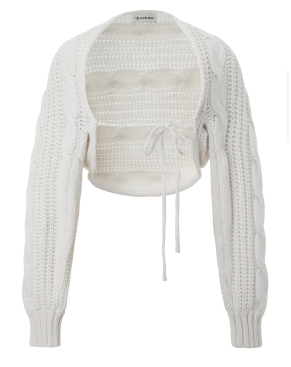쓰리타임즈 케이블 볼레로 상품이미지2