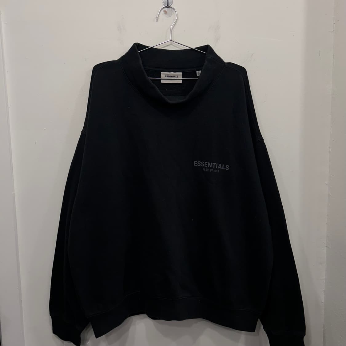 에센셜 피어오브갓 모크넷 오버핏 맨투맨 상품이미지2