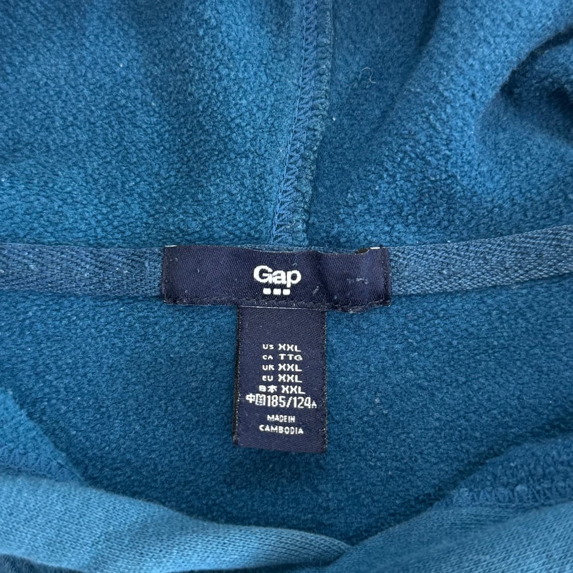 Gap 갭 네이비 로고 딥블루 후드티  상품이미지5