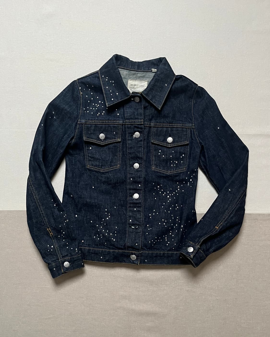 00s 헬무트랭 비즈 커스텀 데님자켓 helmut lang  상품이미지1