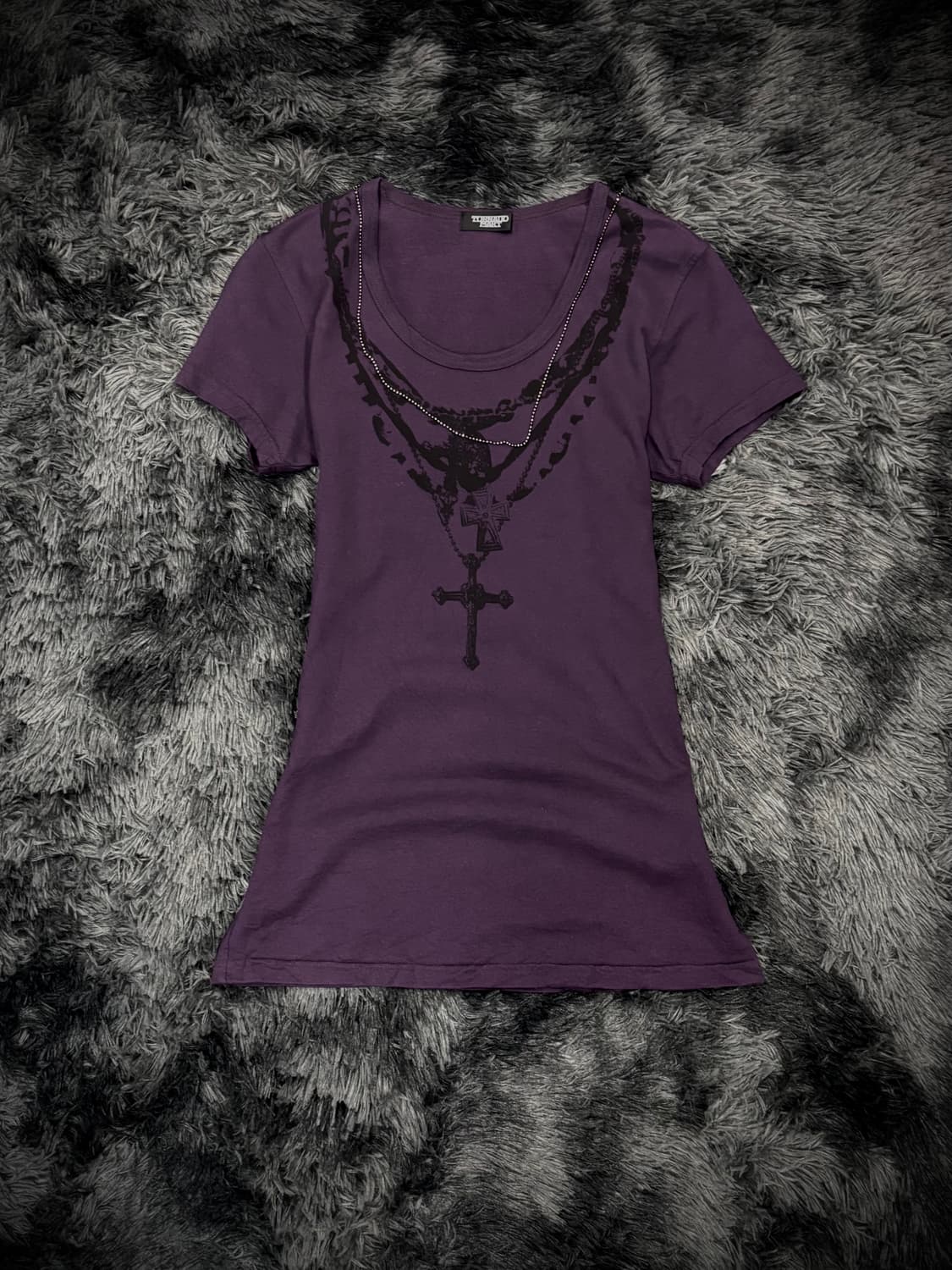 Tornado Mart 크로스 체인 프린팅 반팔 티셔츠 상품이미지1