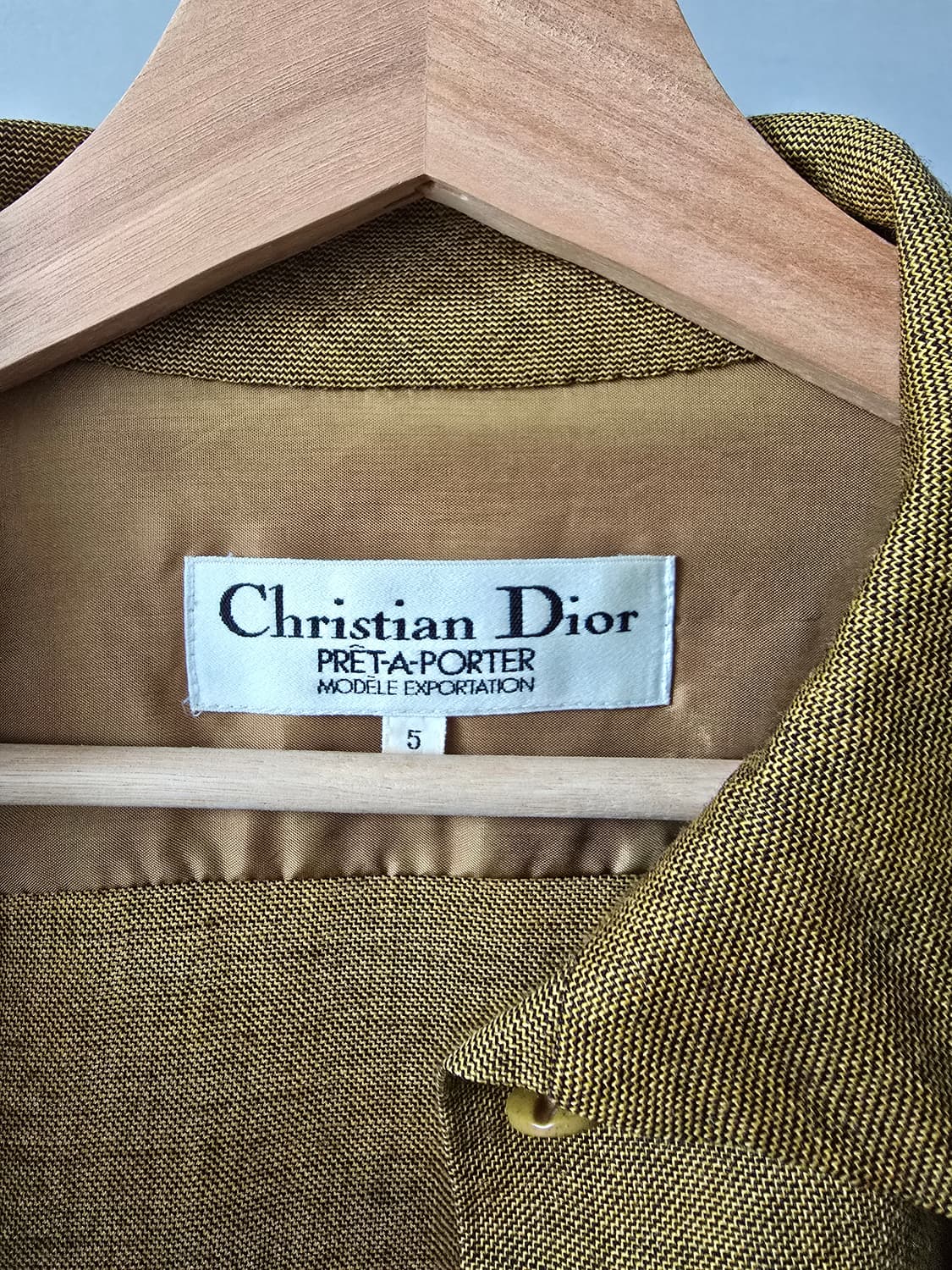 Christian Dior 빈티지 울실크 셔츠 / 프레타포르테 상품이미지6