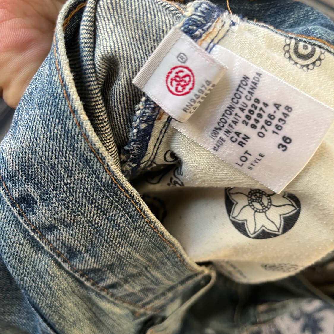 36 00s 스투시 데님 팬츠/W2644 상품이미지5