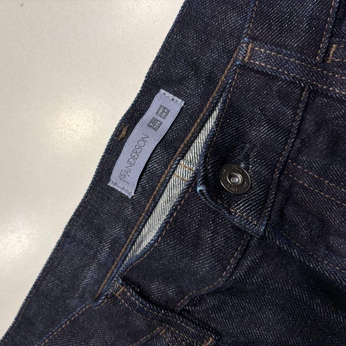 [32] 유니클로 JW앤더슨 데님 팬츠 청바지 진청 D426 상품이미지6