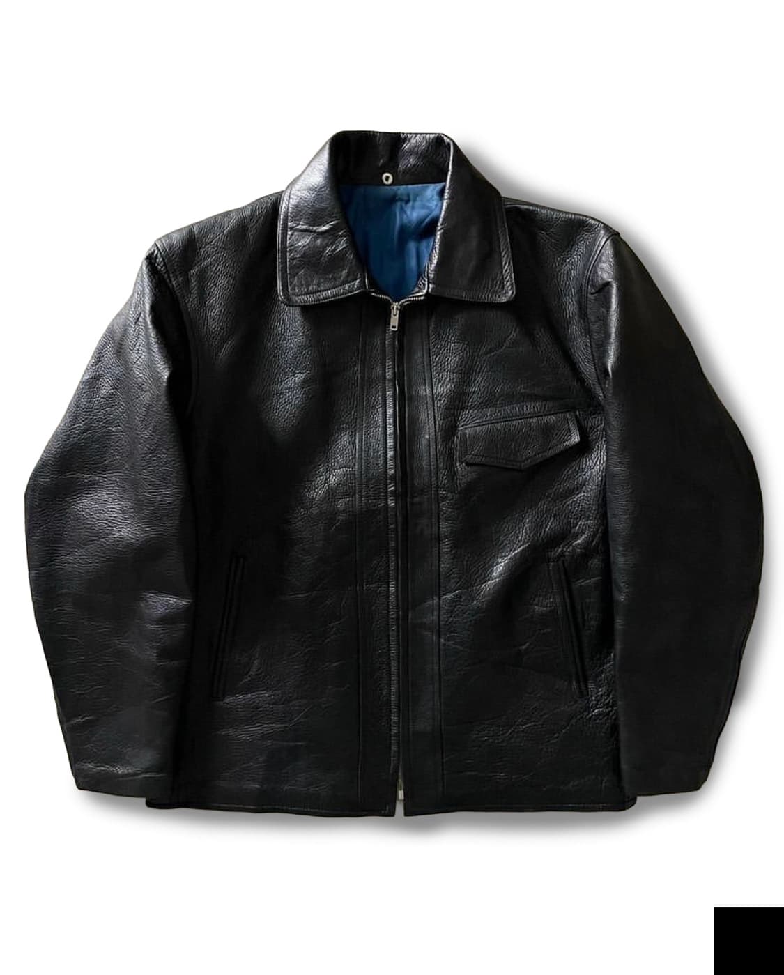 90‘s vintage cowleather jacket 상품이미지1