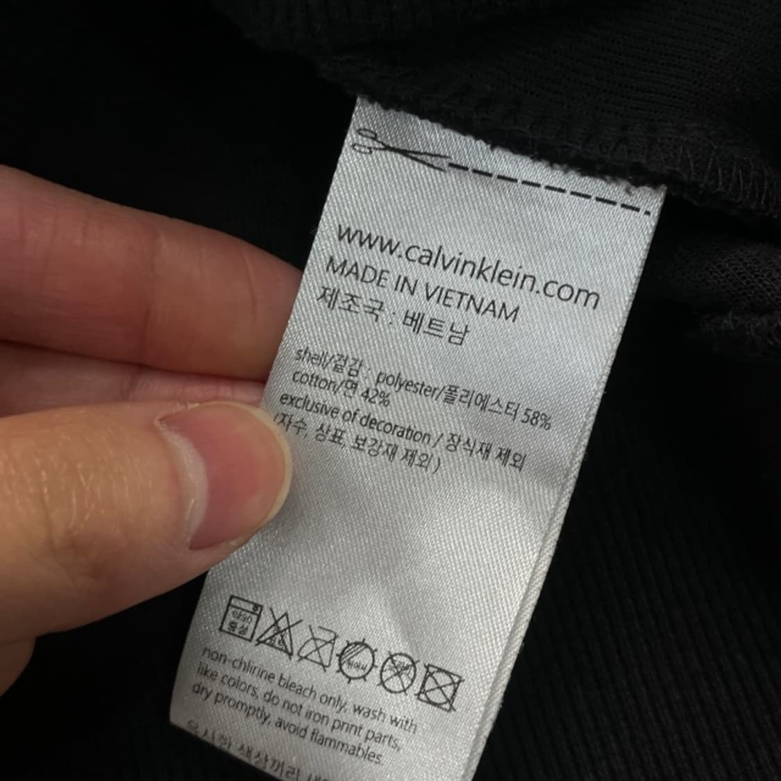100 캘빈클라인 후드티 상품이미지5