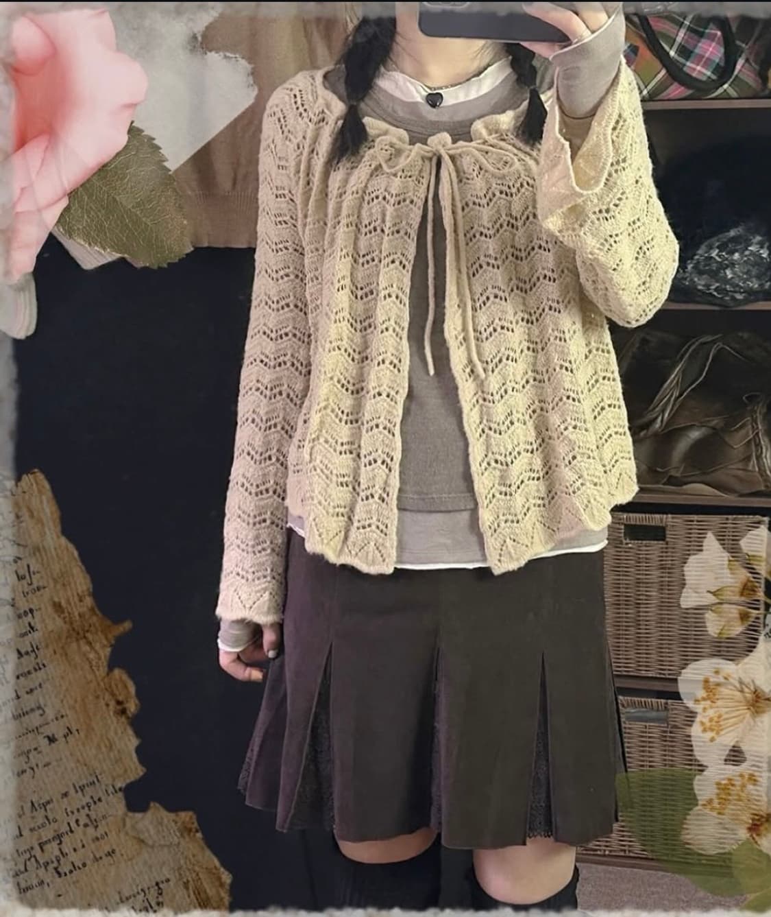 빈티지 레이어드 티셔츠 상품이미지1