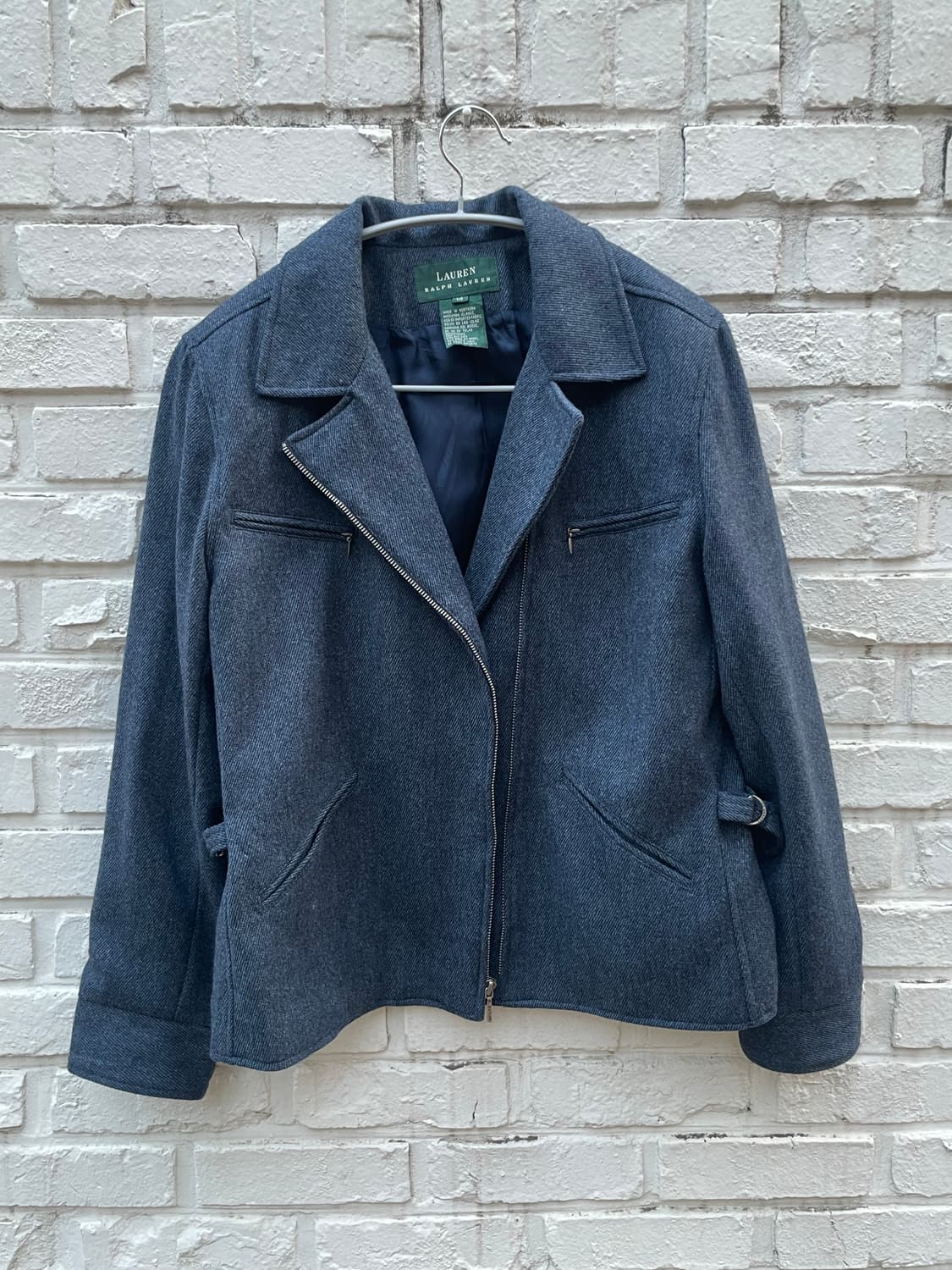 90's Ralph Lauren Wool Zip-Front Jacket 상품이미지1