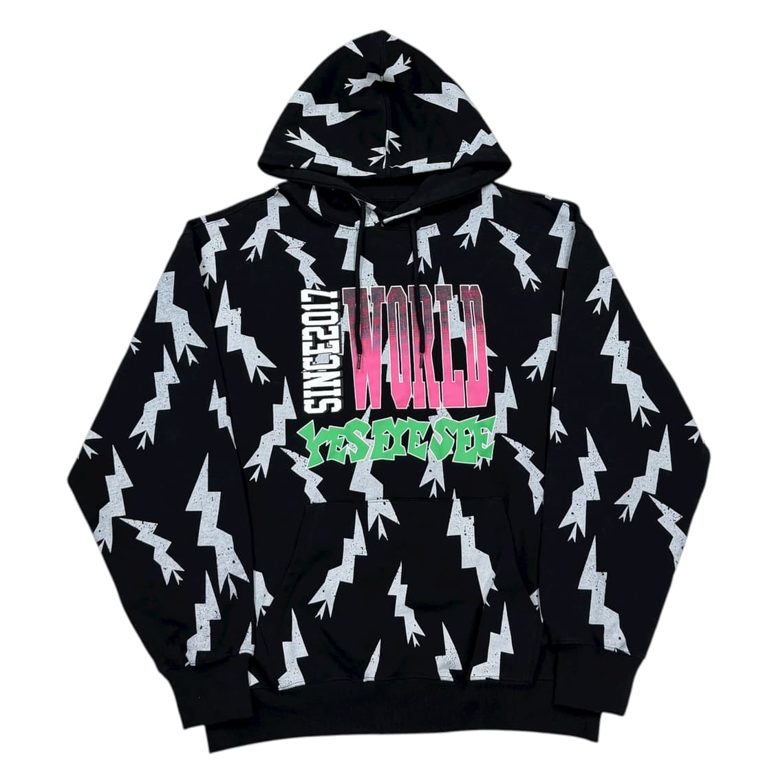 예스아이씨 SN 월드 스웻 후드 조거 셋업 세트 블랙 L 상품이미지3