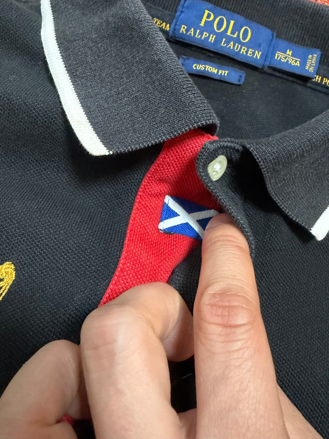 M) 폴로 빅포니 블랙와치 카라티 치프키프 상품이미지8