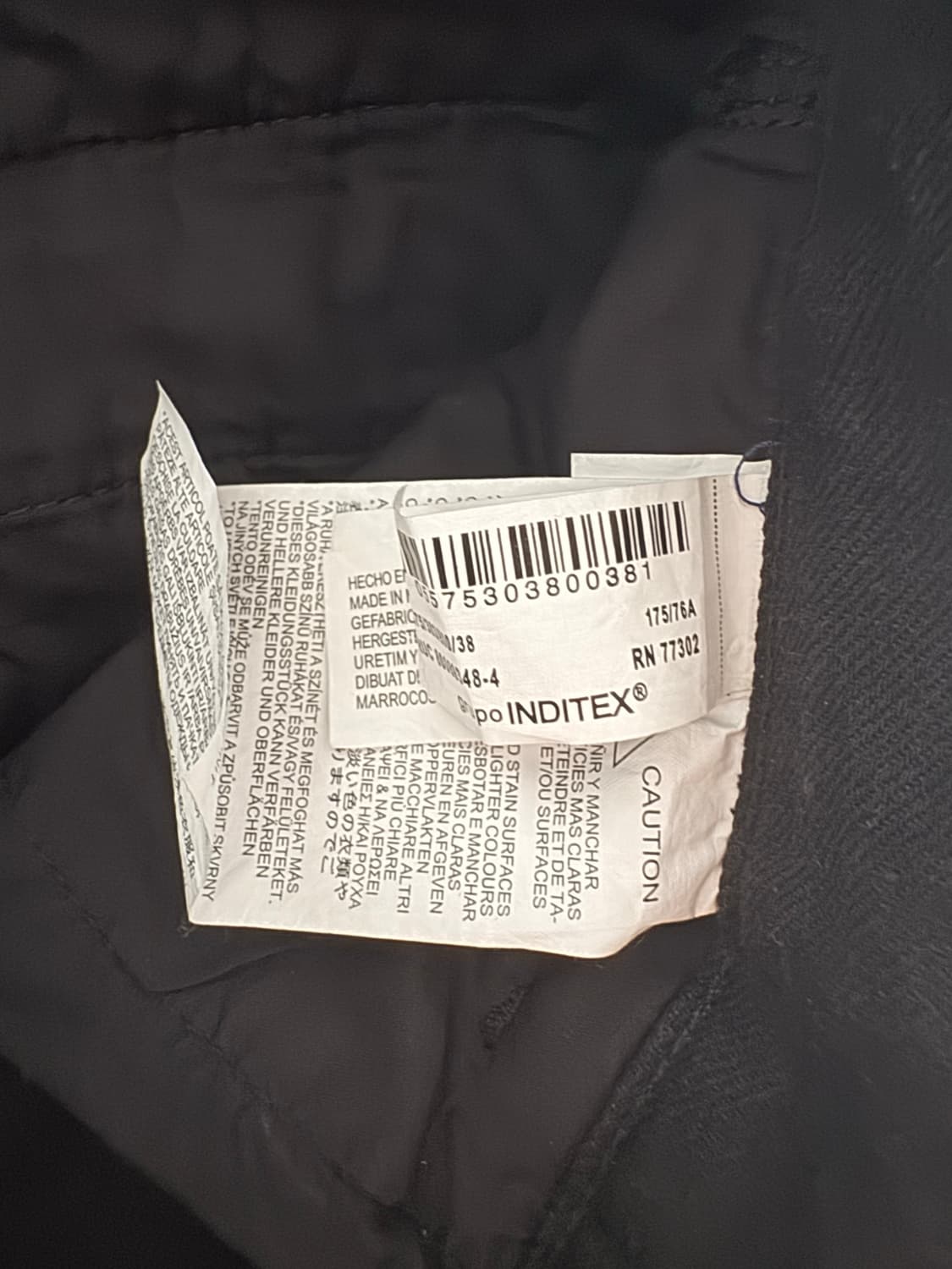 [30] 자라 와이드핏 데님 카고 팬츠 상품이미지6