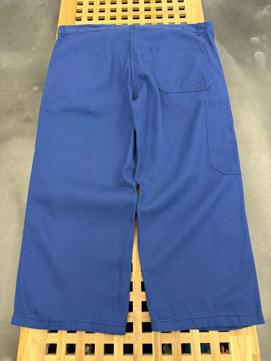 1990s EUROPEAN WASHED BLUE 프렌치워크팬츠 상품이미지2