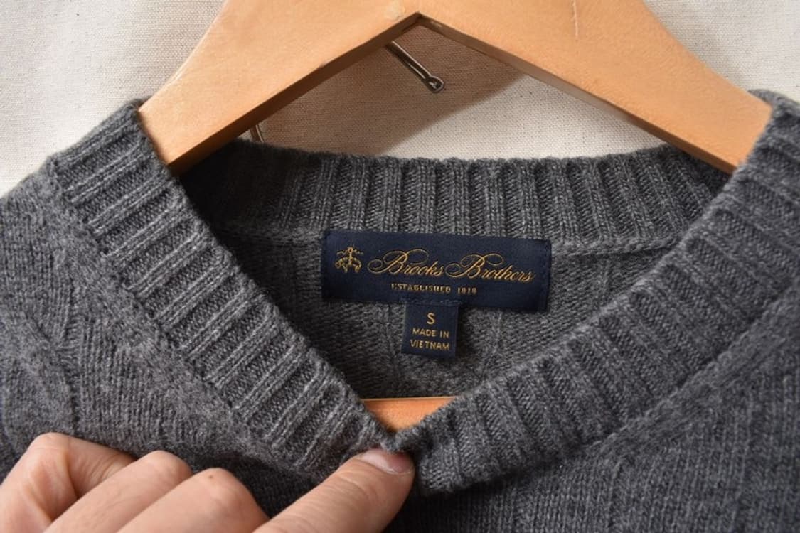 브룩스브라더스 케이블 니트 스웨터 S M0075 상품이미지4