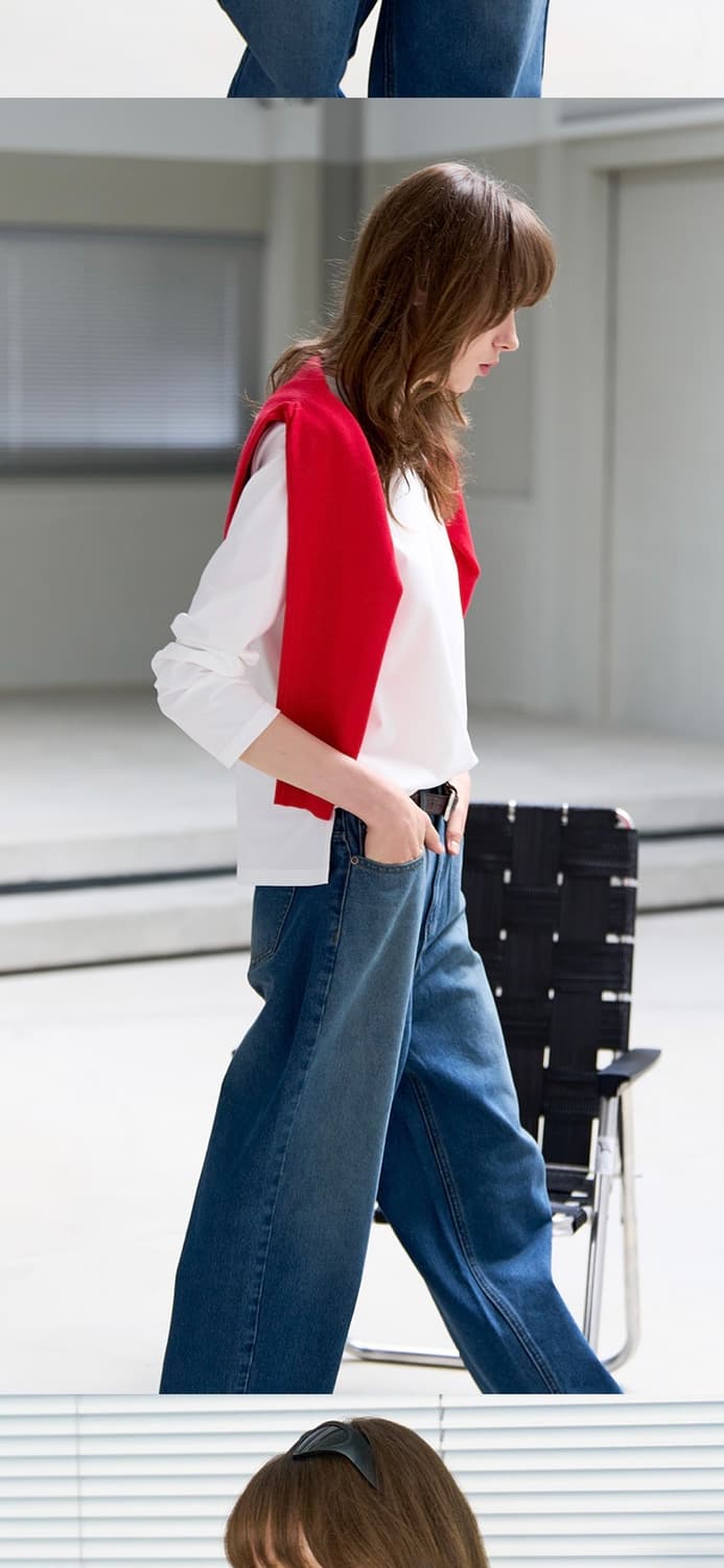 제너럴아이디어 에센셜 브이넥티 s 상품이미지5