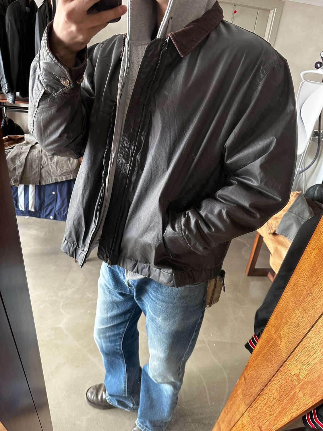 Roundtree & yorke 클래식 왁스 코튼 스타일 캐주얼 자켓 상품이미지8