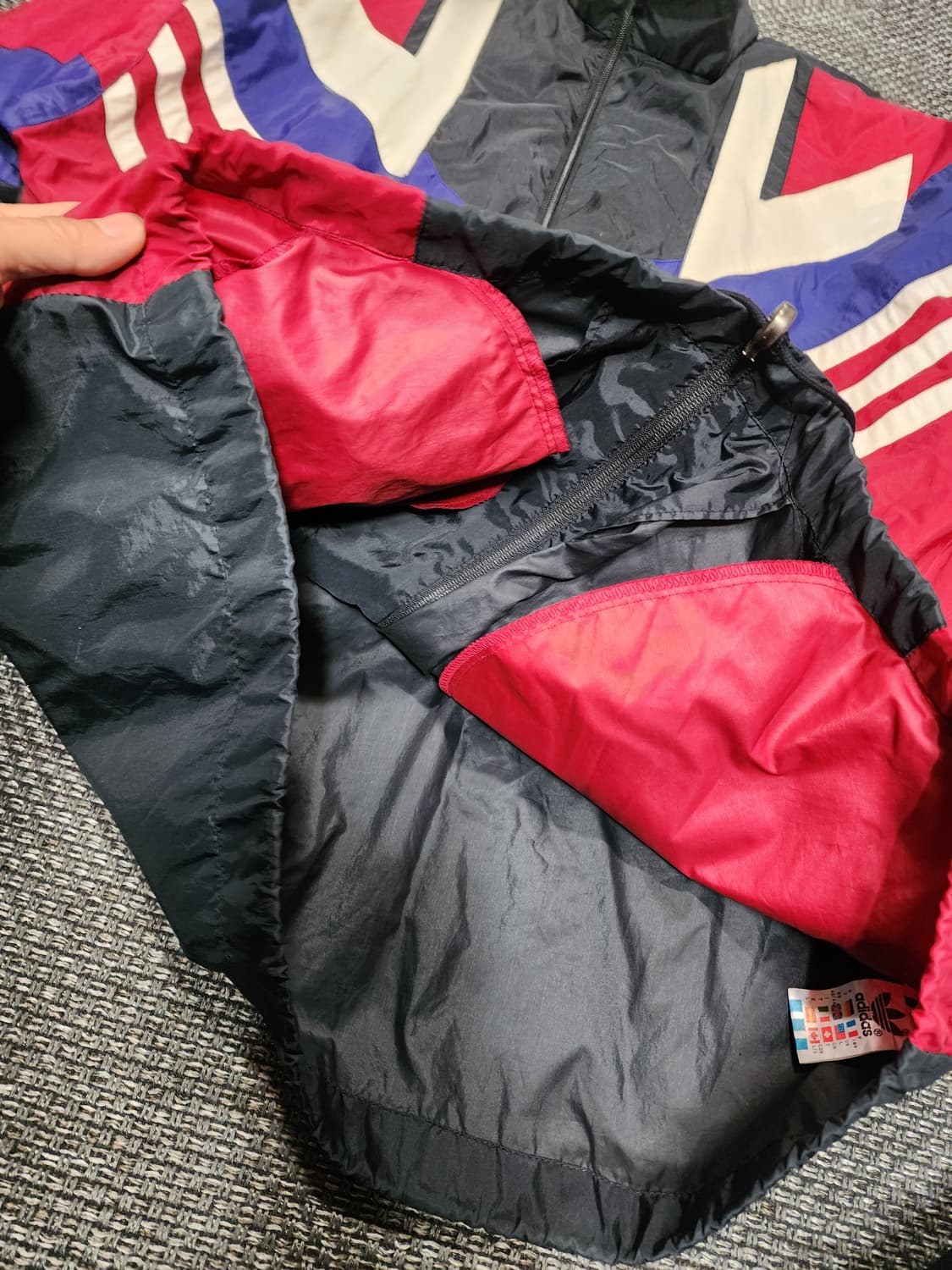 아디다스 올드스쿨 바람막이 자켓 L사이즈 상품이미지2