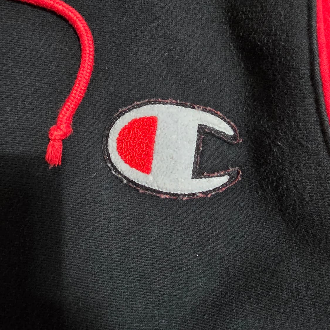 (M)챔피온 빈티지 리버스위브 블루택 후드티 상품이미지4