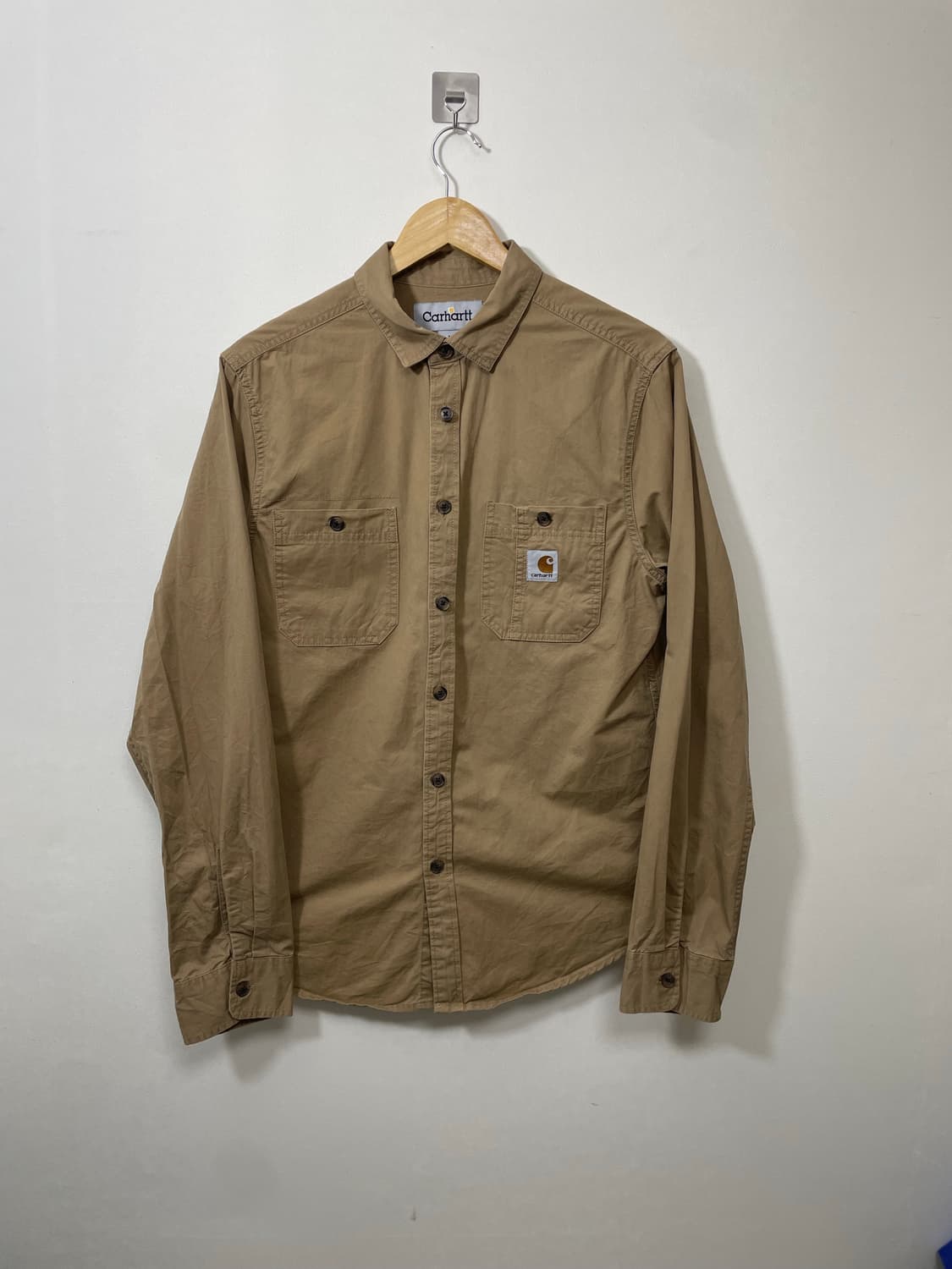 칼하트Carhartt 브라운 코튼 셔츠 M - S40 상품이미지1