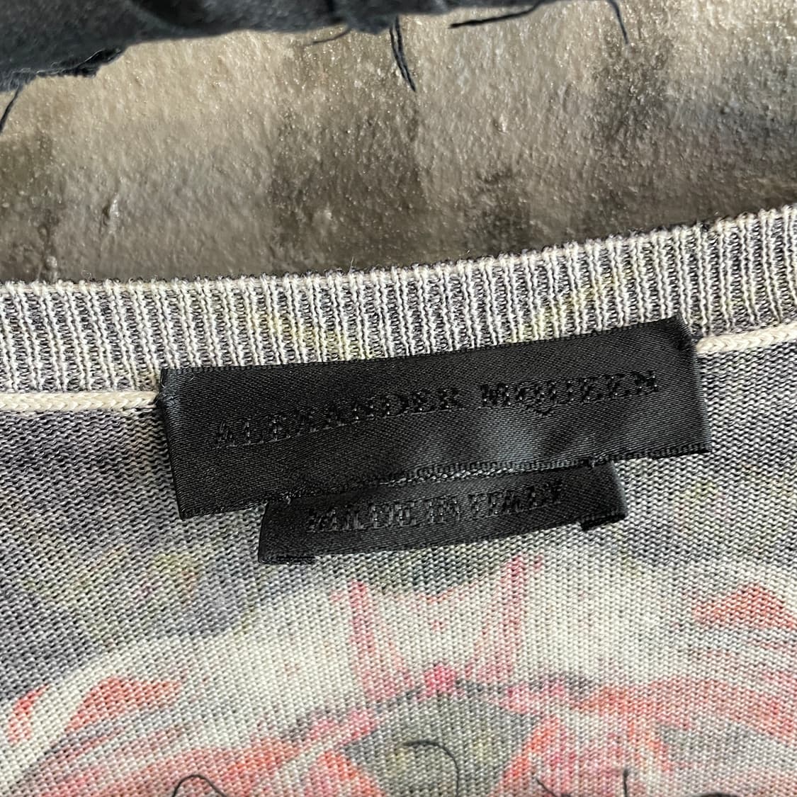 12aw 알렉산더 맥퀸 플로럴 니트 상품이미지10