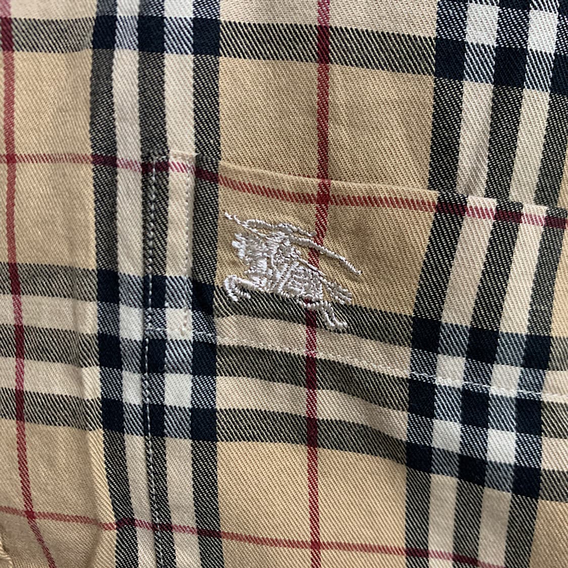 버버리 노바체크 반팔 셔츠 L 상품이미지3