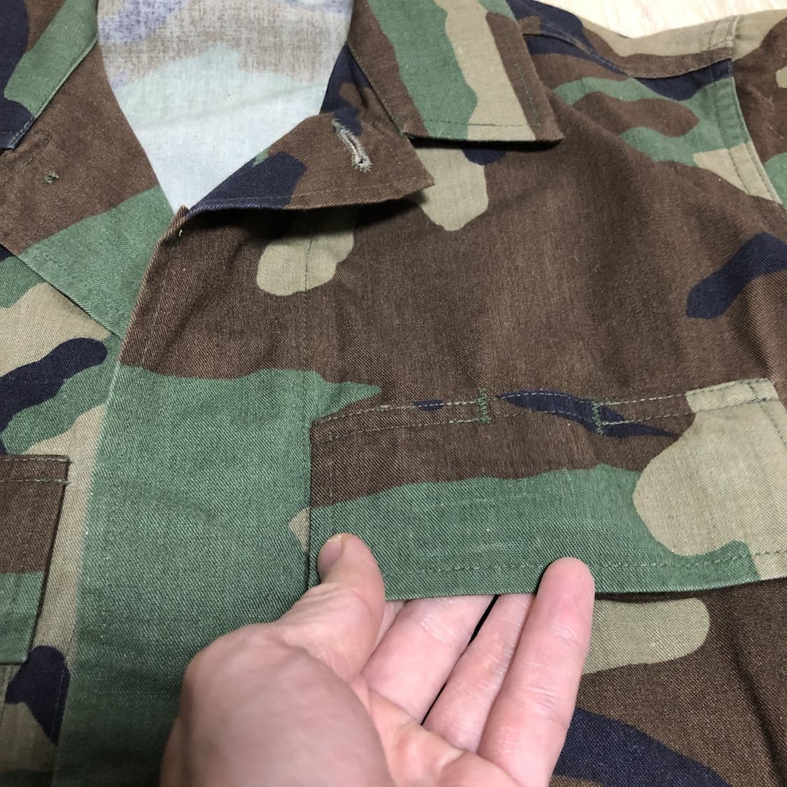 (S-R) 미군 US ARMY 비디유 BDU 우드랜드 춘추용 트윌 자켓 상품이미지4