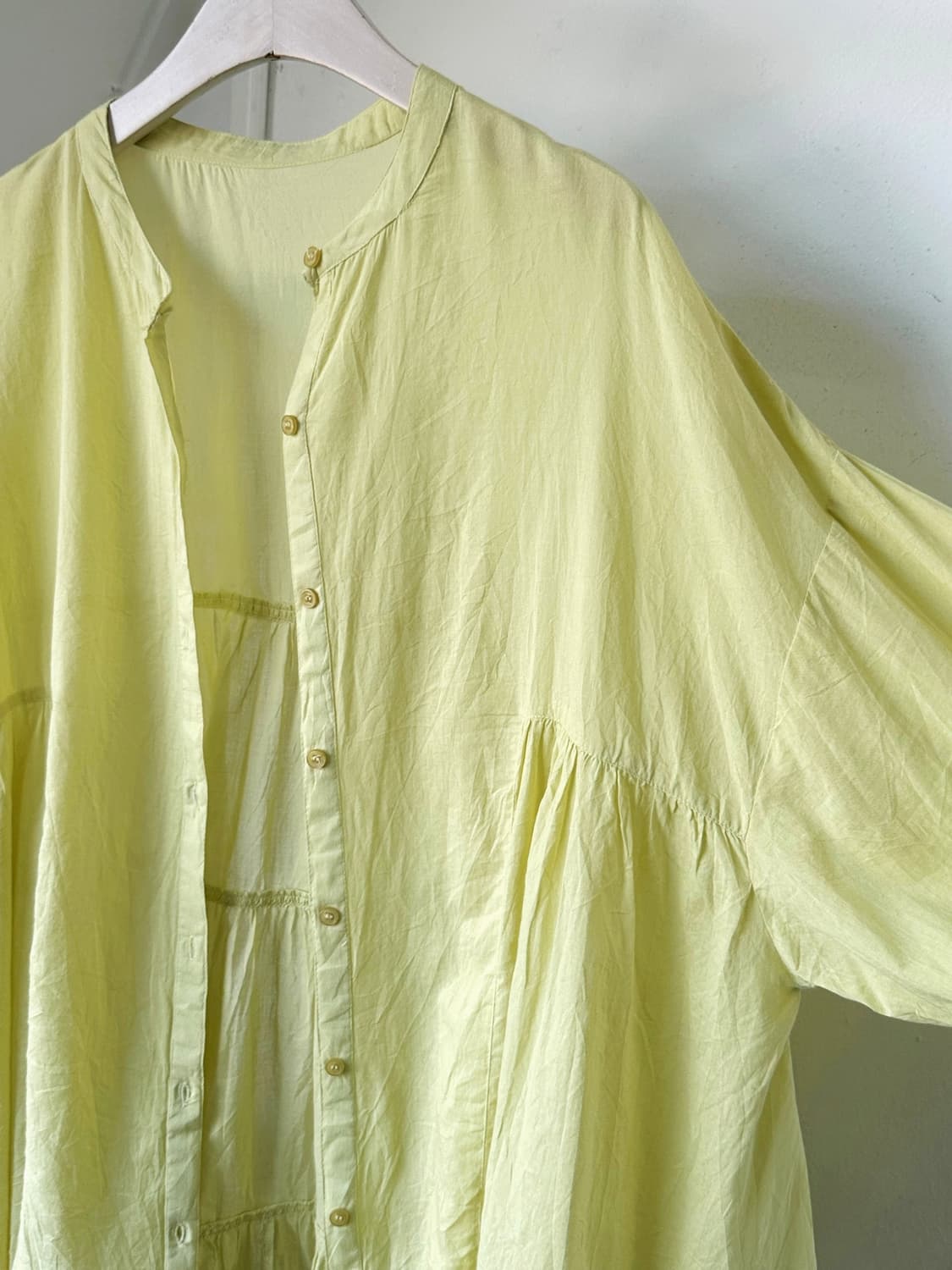 Wide silhouette High gauge cotton tunic  상품이미지3