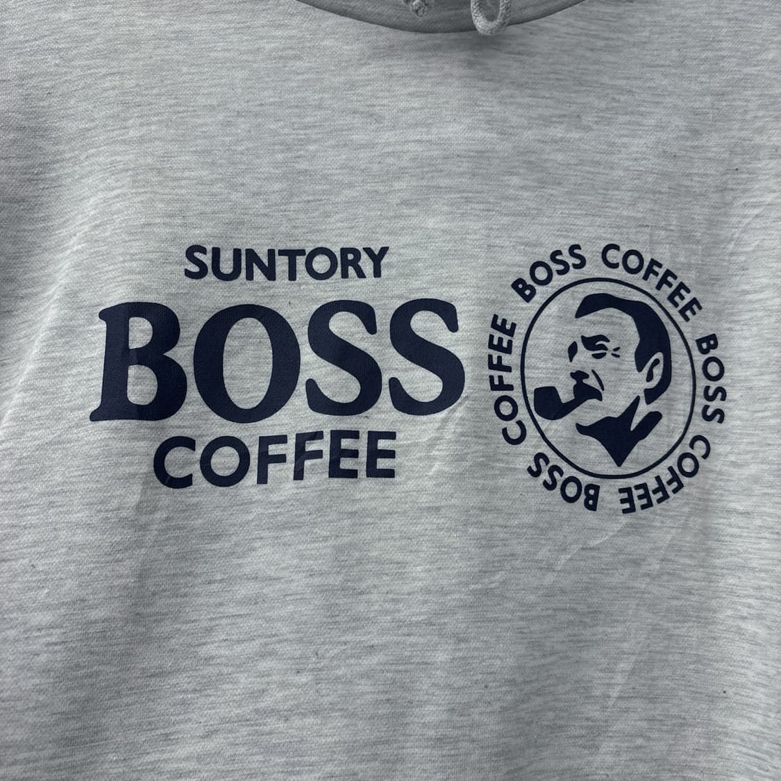 산토리 보스커피 프린팅 풀오버 롱 스웻셔츠 멀티컬러 넥스트링 N705 상품이미지5