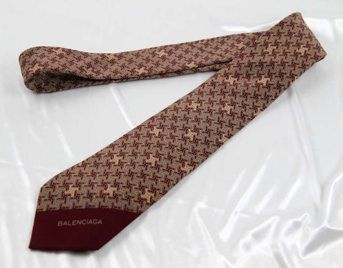 발렌시아가 7.8cm A+등급 남자 명품 넥타이 상품이미지2