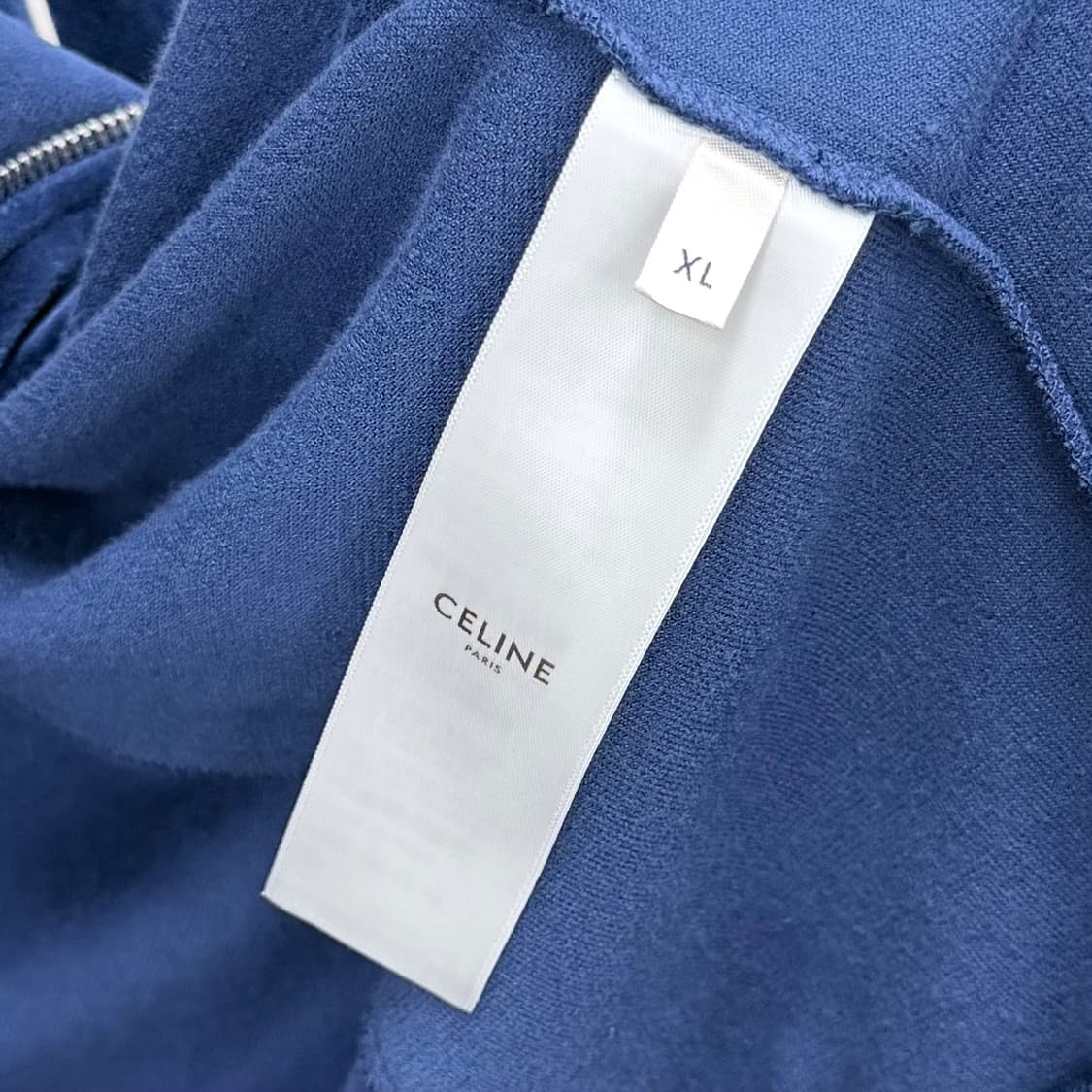 [S+급/XL] 셀린느 트리오페 벨벳 트레이닝 집업 자켓 네이비 상품이미지7