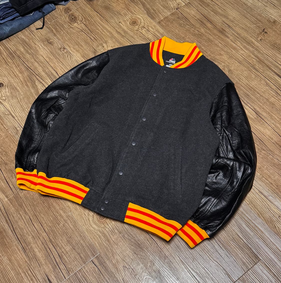 [L] 마제스틱 쿨베이스 울 바시티 자켓 상품이미지1