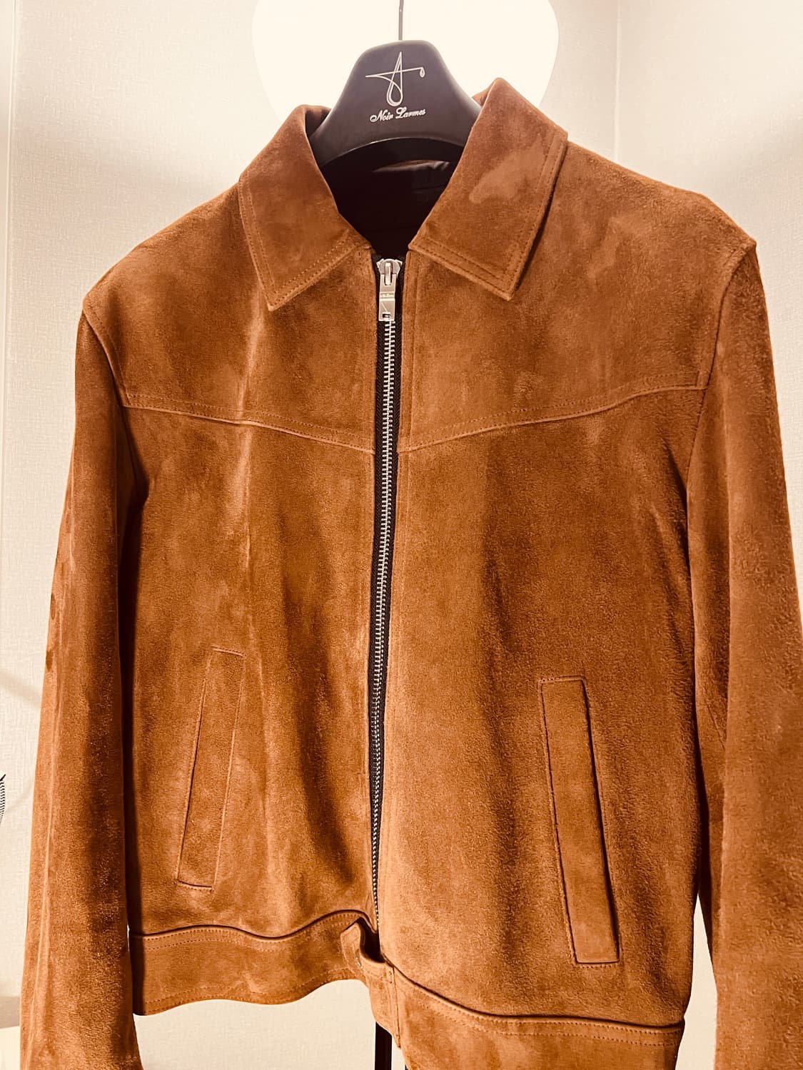 느와르라르메스 가죽 스웨이드 자켓 46 판매 상품이미지4