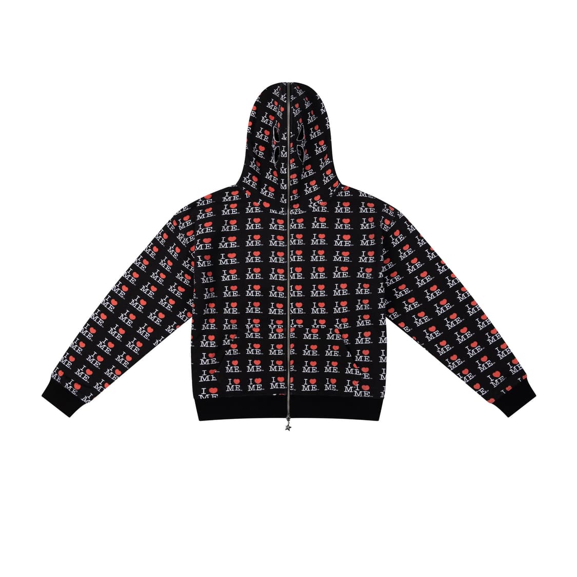 애슐리 윌리엄스 버터플라이 후디 I heart me 블랙 상품이미지1