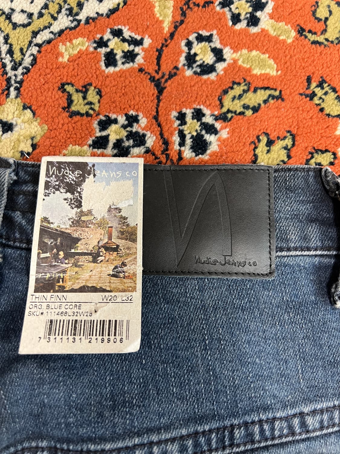 [28] NUDIE JEANS 누디진 씬핀 오가닉 블루 코어 상품이미지5