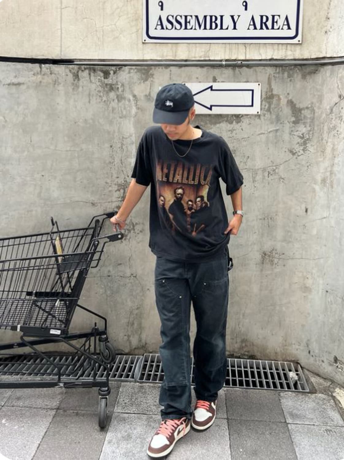 [36] carhartt 칼하트 더블니 워크팬츠 B01 BLK 상품이미지1