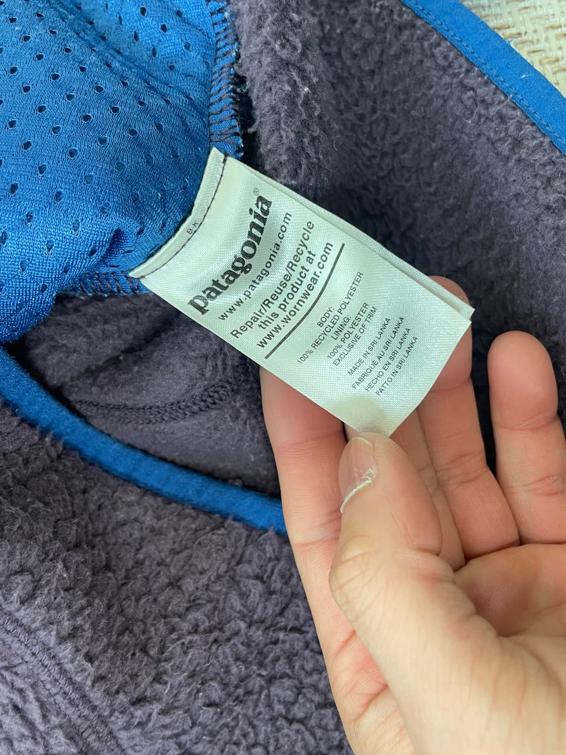 파타코니아 웜업 플리스 집업 J04120 상품이미지6