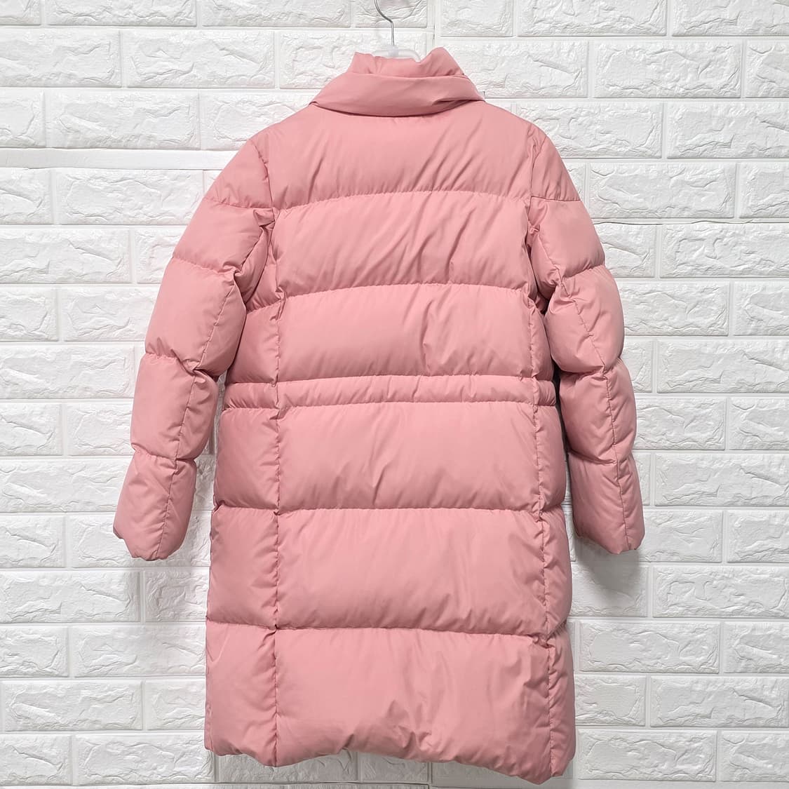 택포_ 21s 13Y 닥스 키즈 핑크 다운 롱패딩 150 상품이미지4