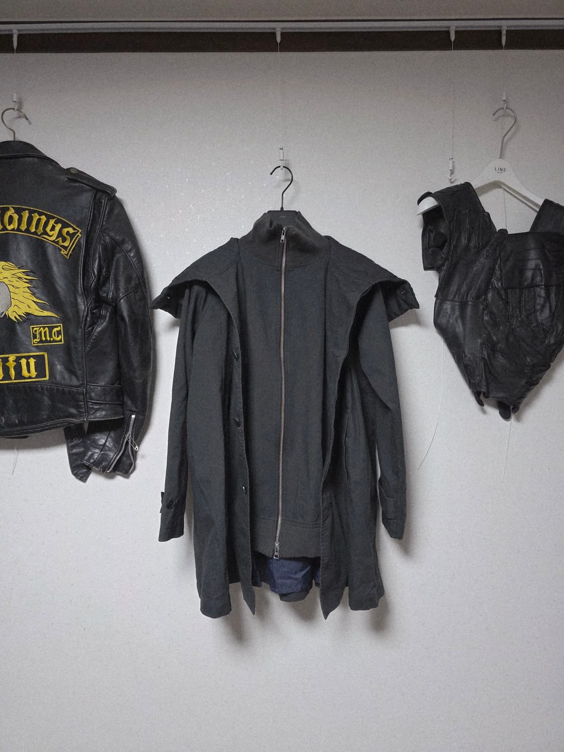 Gomme layered zip hood coat 상품이미지3