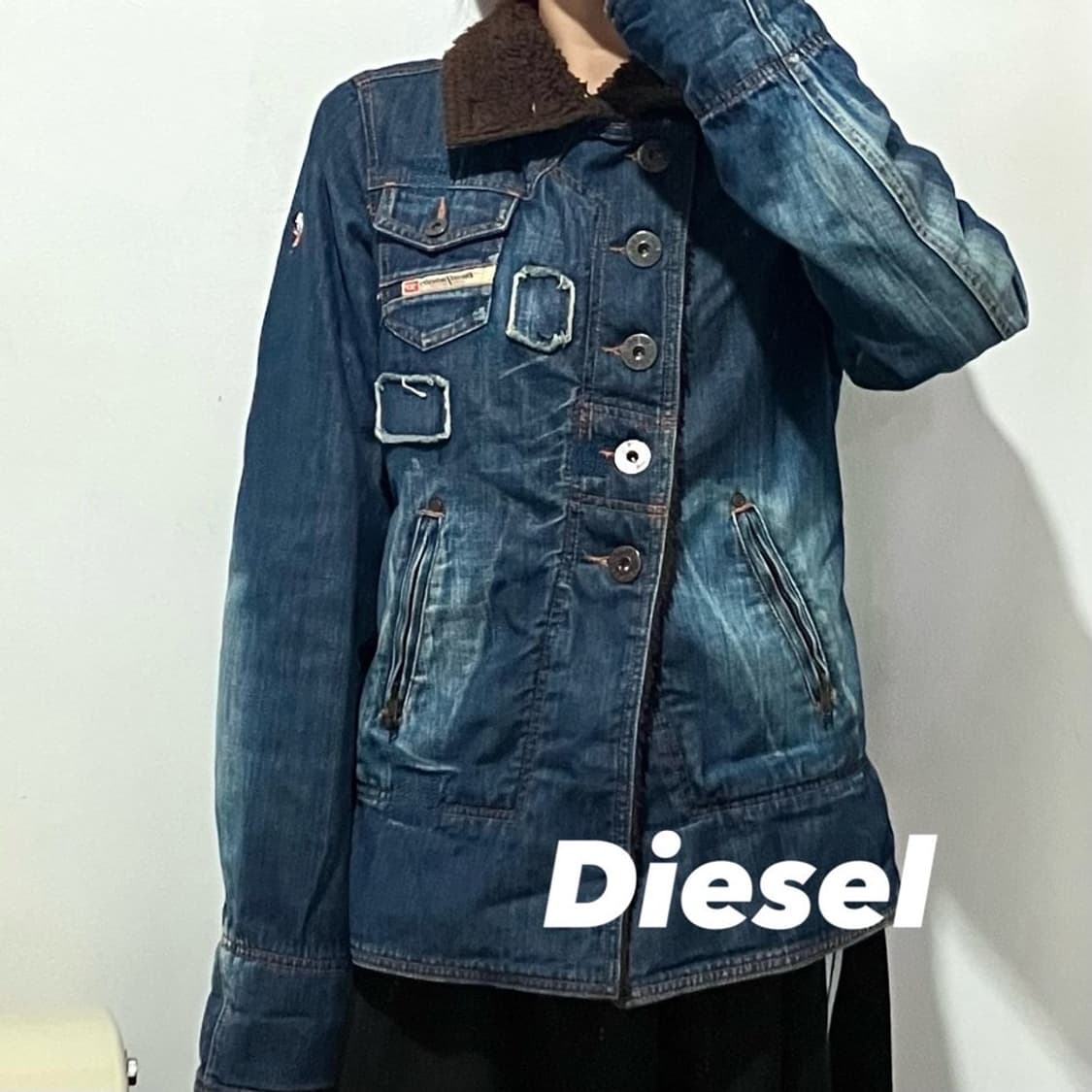 디젤 셰르파 데님 자켓 상품이미지1