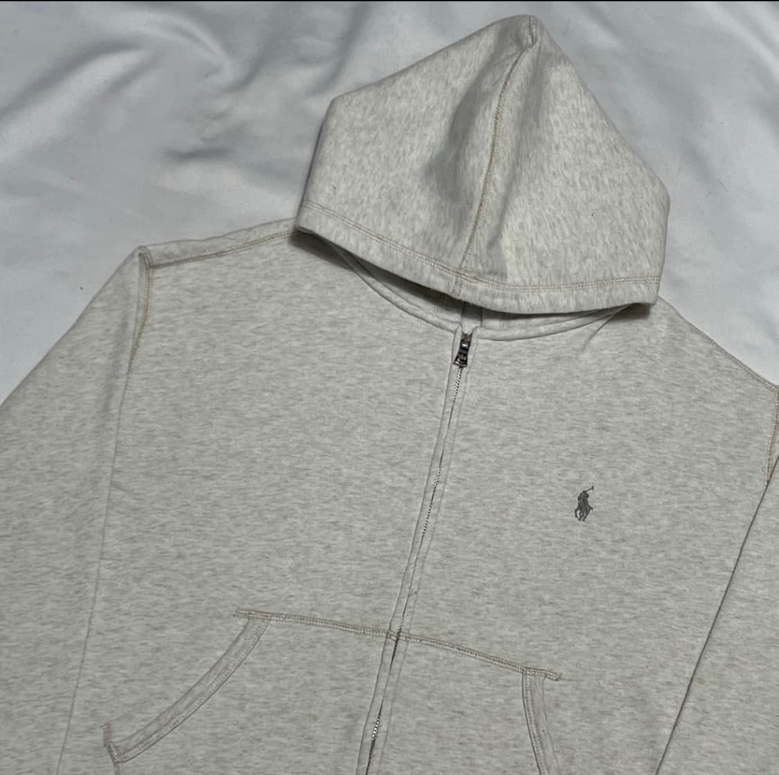 폴로 랄프로렌 아이보리 후드집업 상품이미지1