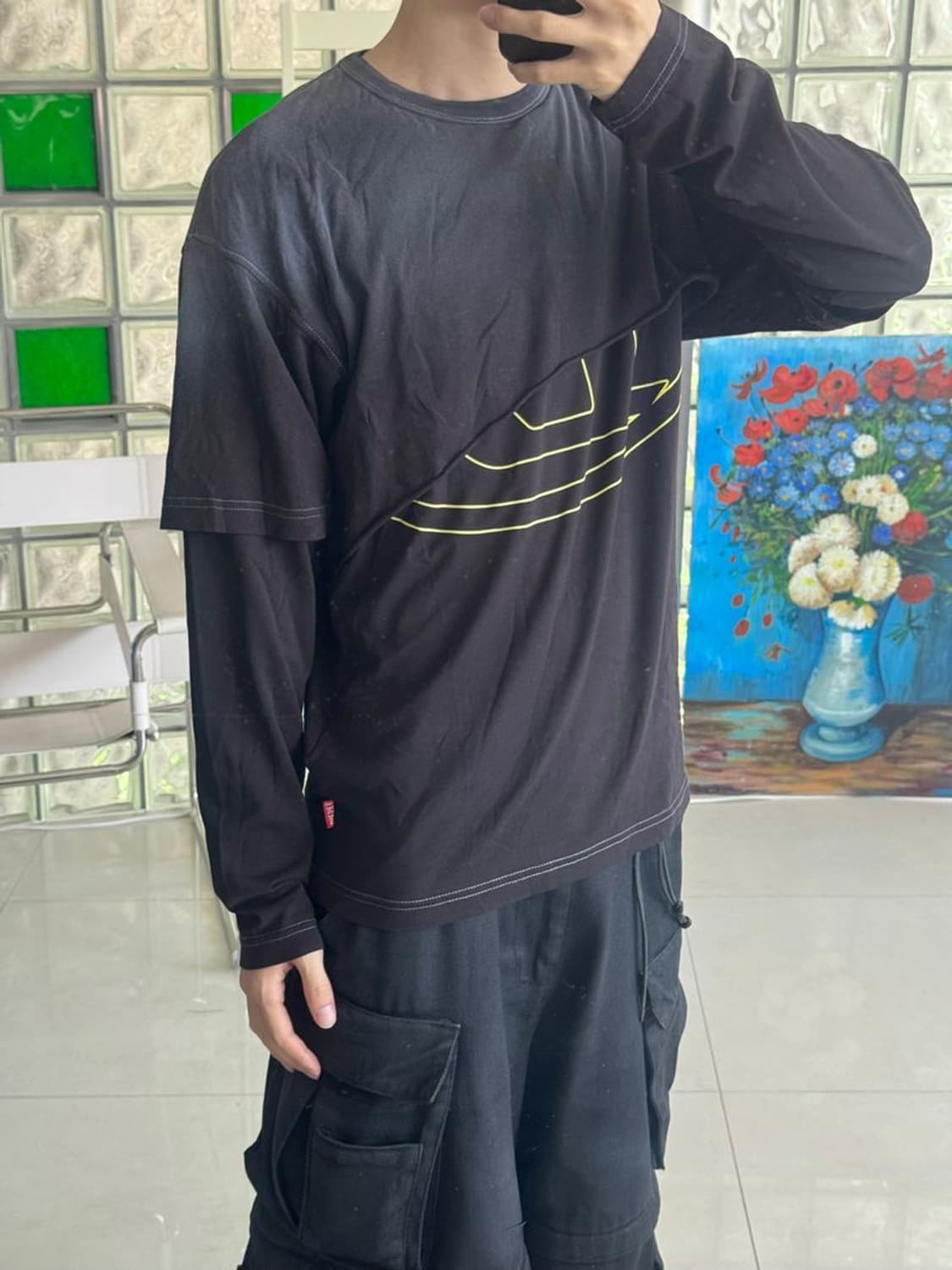 2 LAYERD LOGO TEE 로고 티셔츠 상품이미지6
